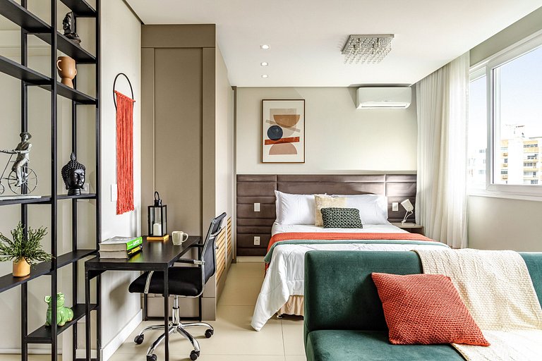 Studio 4 Ed. Milano_Vista Mar_Anexo Pátio Milano