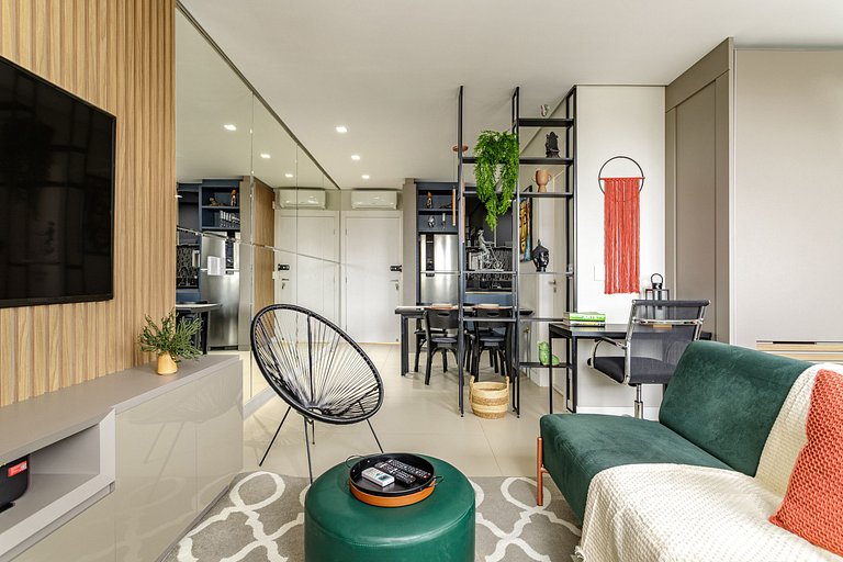 Studio 4 Ed. Milano_Vista Mar_Anexo Pátio Milano