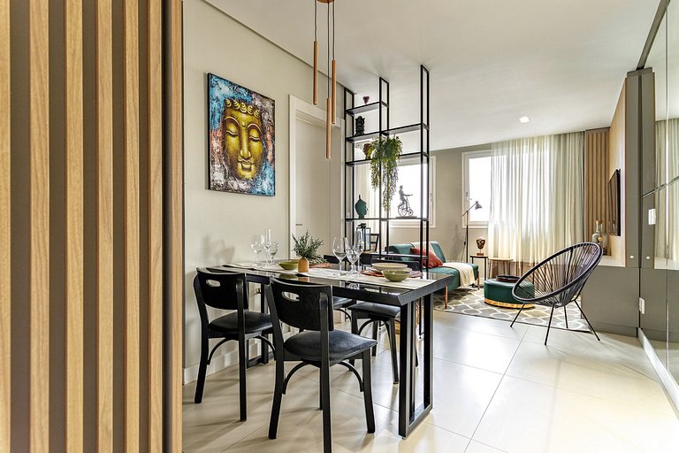 Studio 4 Ed. Milano_Vista Mar_Anexo Pátio Milano