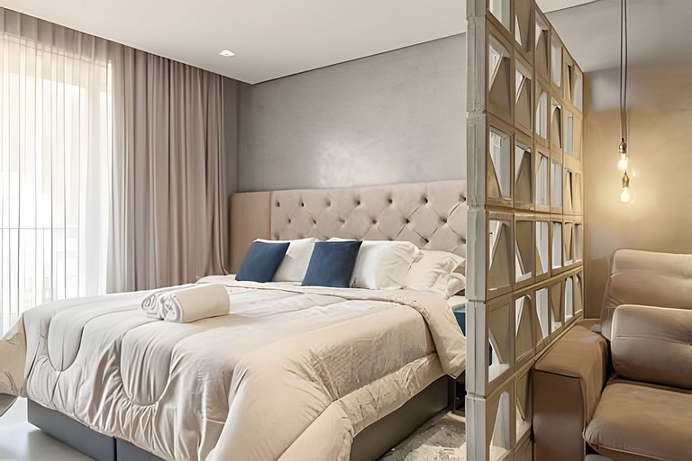 Studio 06_Cama King_Anexo Pátio Milano