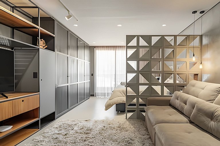 Studio 06_Cama King_Anexo Pátio Milano