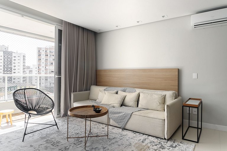 Apto 2 Quartos com Sacada Ed.Jardim Milano