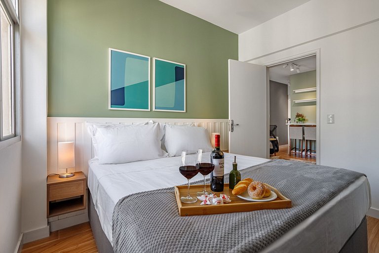 Apto Prime Seven centro Florianópolis com Garagem