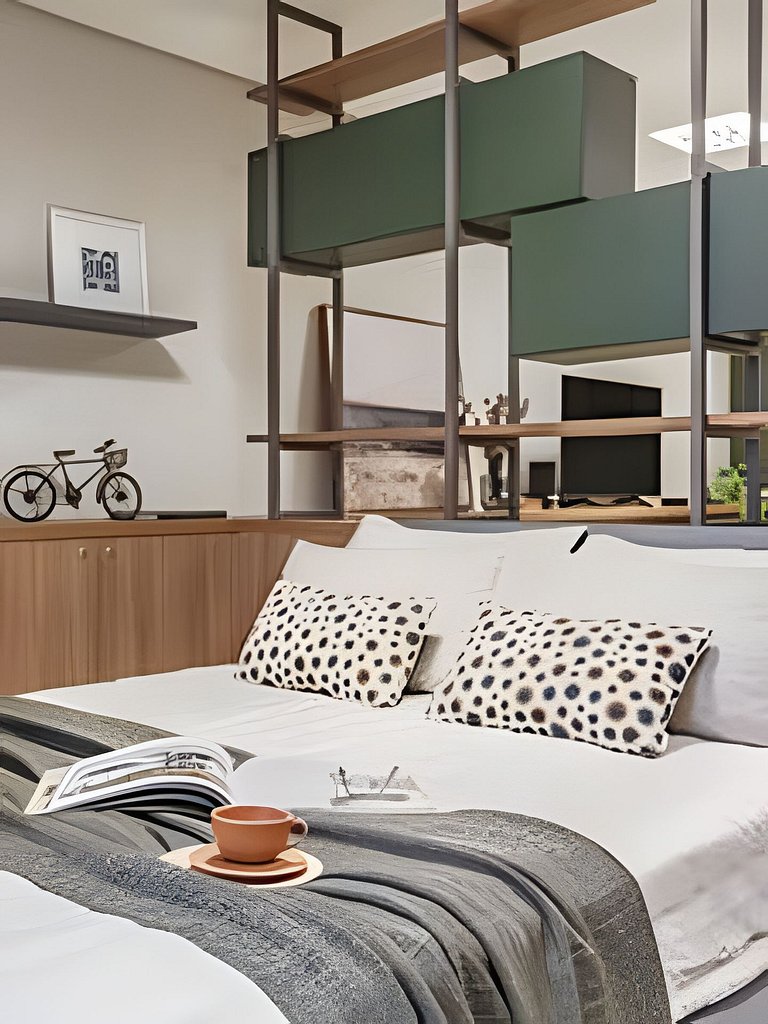 Estúdio 9 Ed. Milano com Sacada_Anexo Pátio Milano