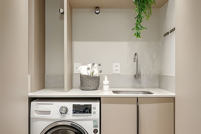 Estúdio 9 Ed. Milano com Sacada_Anexo Pátio Milano