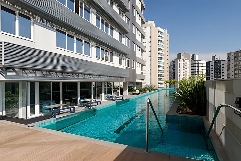 Estúdio 9 Ed. Milano com Sacada_Anexo Pátio Milano