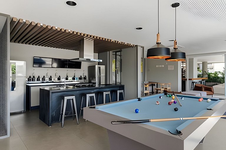 Estúdio 9 Ed. Milano com Sacada_Anexo Pátio Milano