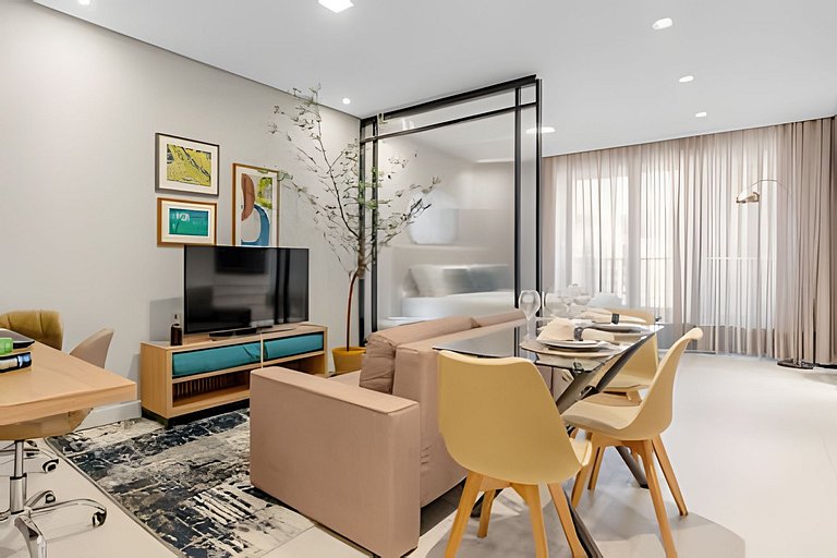 Studio 2_Ed. Milano_Com Sacada_Anexo Pátio Milano