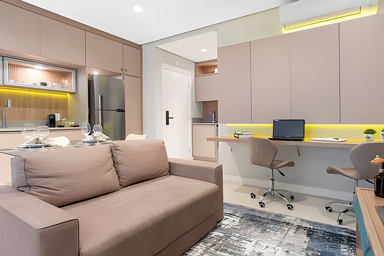 Studio 2_Ed. Milano_Com Sacada_Anexo Pátio Milano