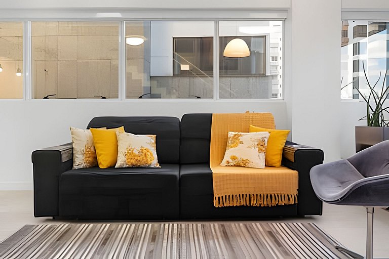 Loft c/ Banheira_Cama King_Região Central Floripa