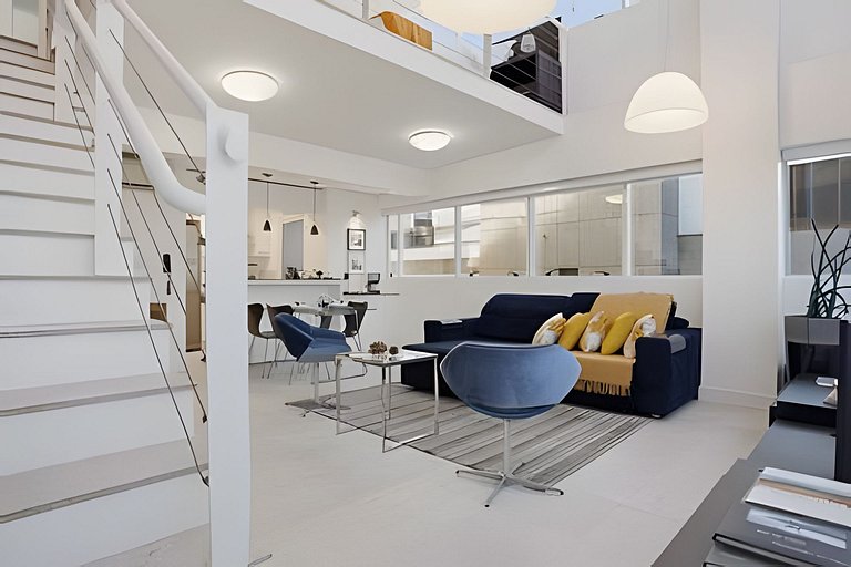 Loft c/ Banheira_Cama King_Região Central Floripa